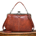 Johanna Classic Charm Vintage Bag shown in full-grain leather