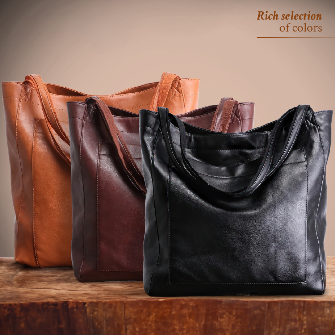 Lorena Modern Chic Leather Tote - view 5